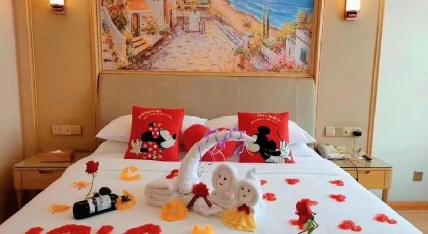 Bed in Vienna Hotel Chongqing Fengdu