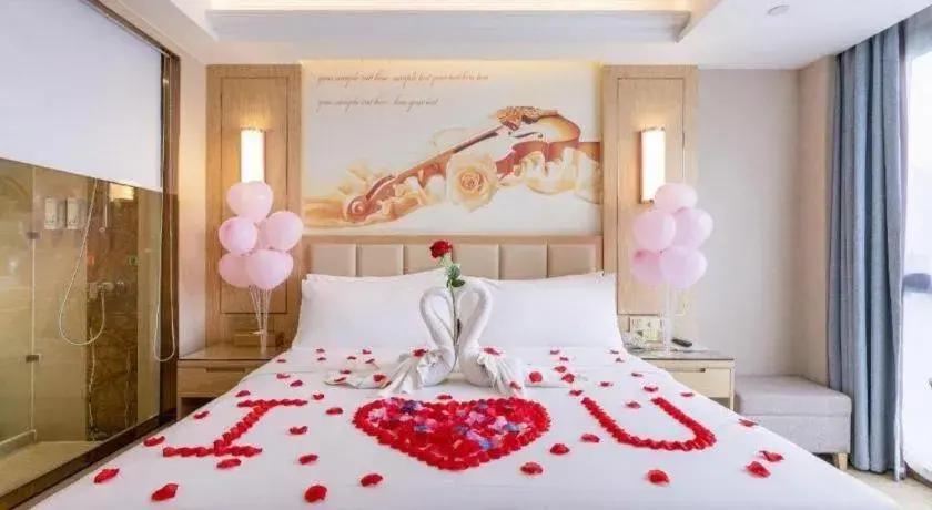 Bed in Vienna Hotel Chongqing Fengdu Bed in Vienna Hotel Chongqing Fengdu