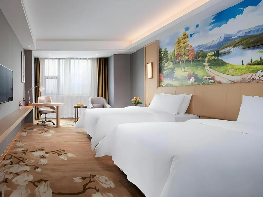 Bed in Vienna Hotel Jiangxi Ji'an Yanjingfu