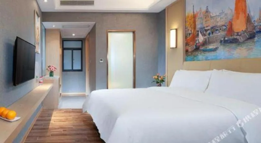 Bed in Vienna Hotel Jiangxi Ji'an Yanjingfu