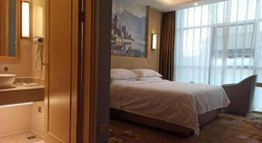 Bed in Vienna Hotel Jiangxi Ji'an Yanjingfu