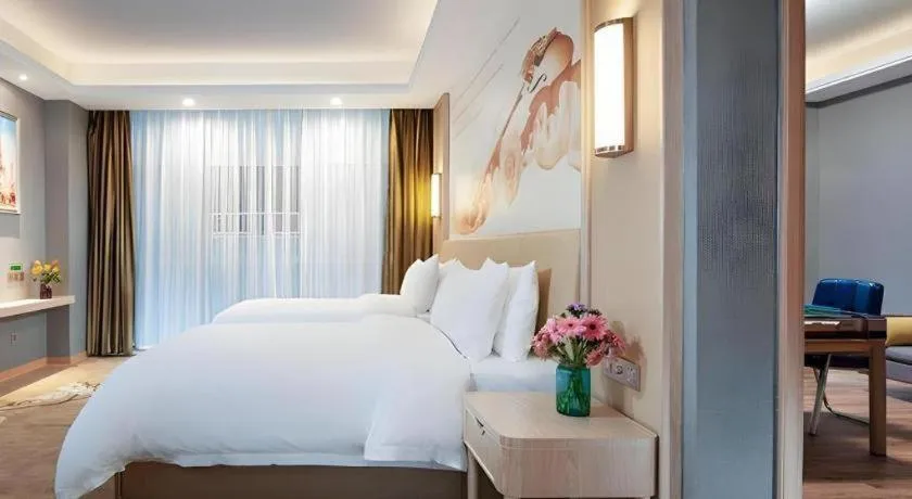 Bed in Vienna Hotel Jiangxi Ji'an Yanjingfu