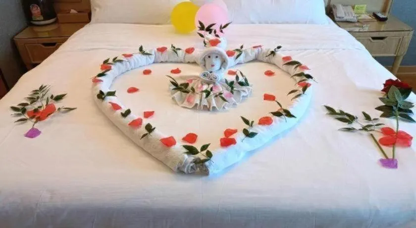 Bed in Vienna Hotel Jiangxi Ji'an Yanjingfu