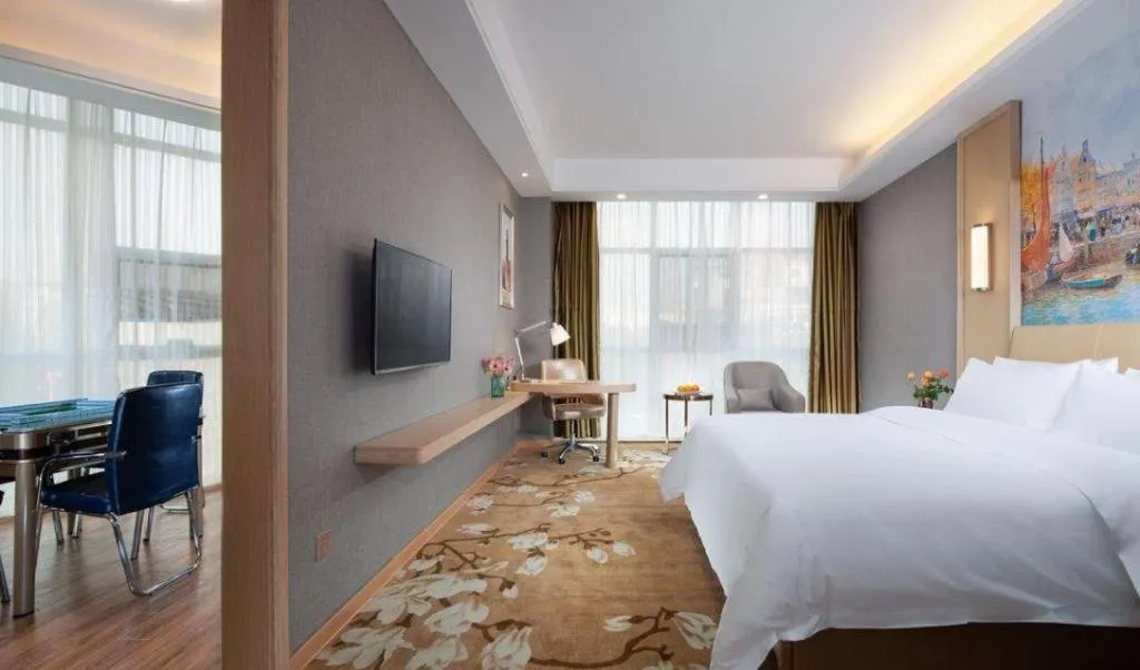 Bed in Vienna Hotel Jiangxi Ji'an Yanjingfu