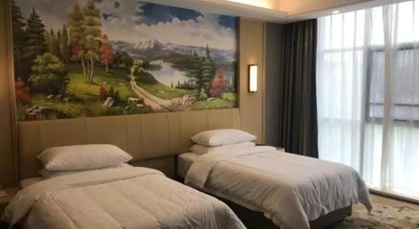 Bed in Vienna Hotel Jiangxi Ji'an Yanjingfu