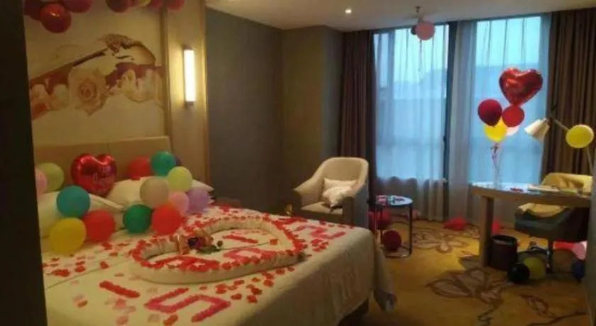 Bed in Vienna Hotel Jiangxi Ji'an Yanjingfu