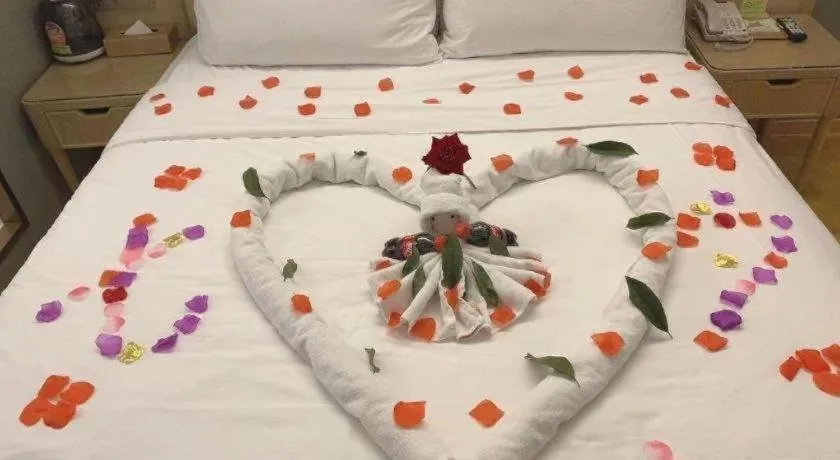 Bed in Vienna Hotel Jiangxi Ji'an Yanjingfu