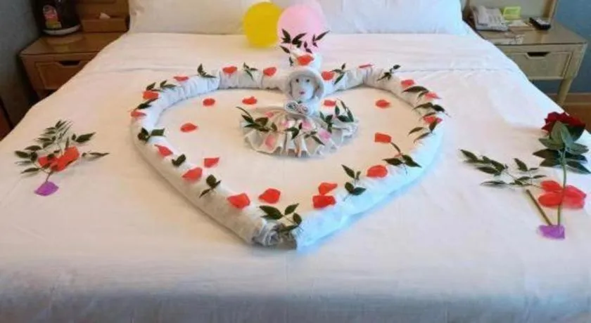 Bed in Vienna Hotel Jiangxi Ji'an Yanjingfu