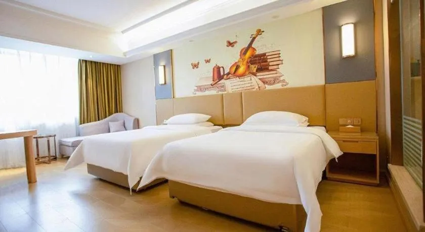 Bed in Vienna Hotel Xuzhou Junsheng Plaza Benteng Avenue Metro Station