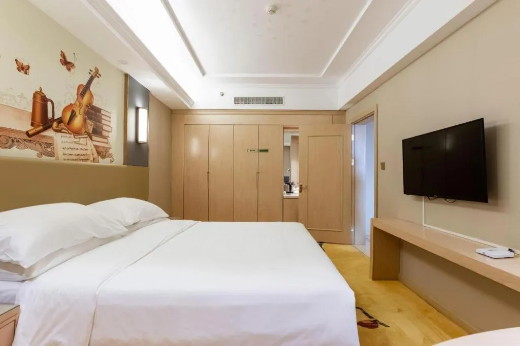 Bed in Vienna Hotel Xuzhou Junsheng Plaza Benteng Avenue Metro Station