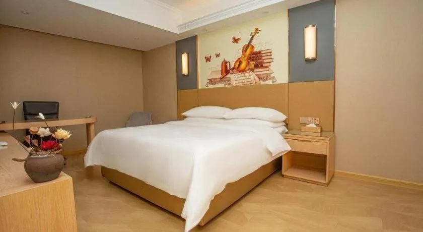 Bed in Vienna Hotel Xuzhou Junsheng Plaza Benteng Avenue Metro Station