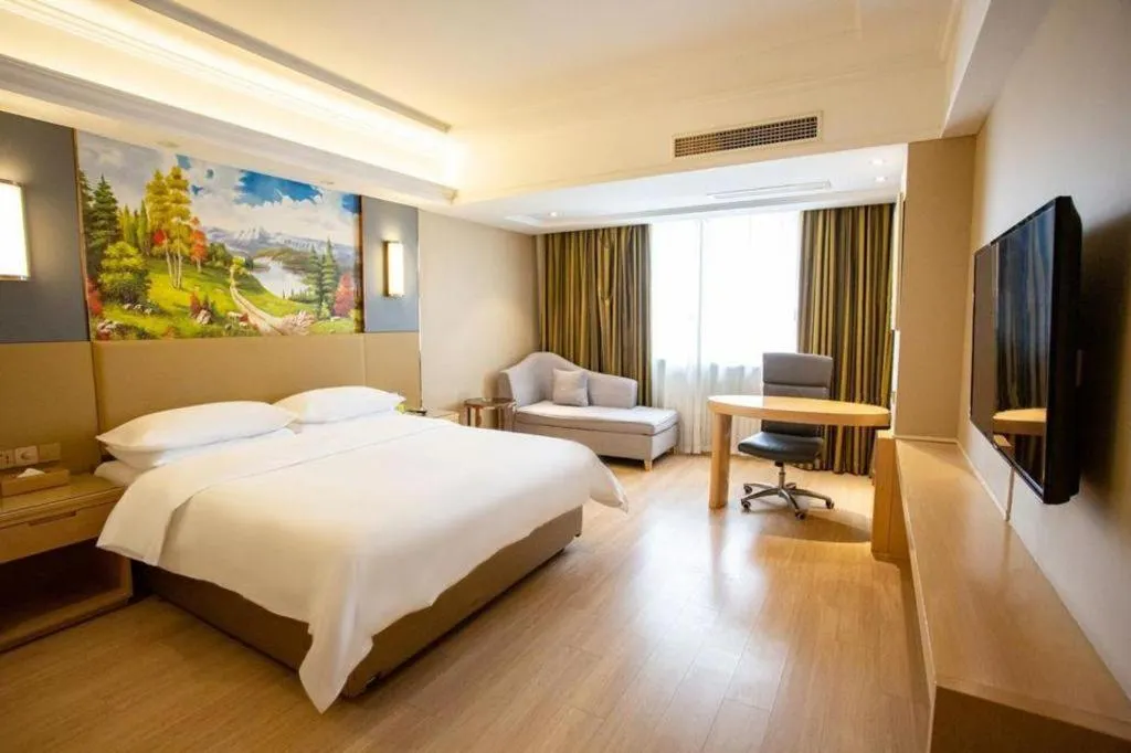 Bed in Vienna Hotel Xuzhou Junsheng Plaza Benteng Avenue Metro Station