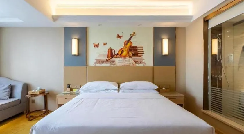 Bed in Vienna Hotel Xuzhou Junsheng Plaza Benteng Avenue Metro Station