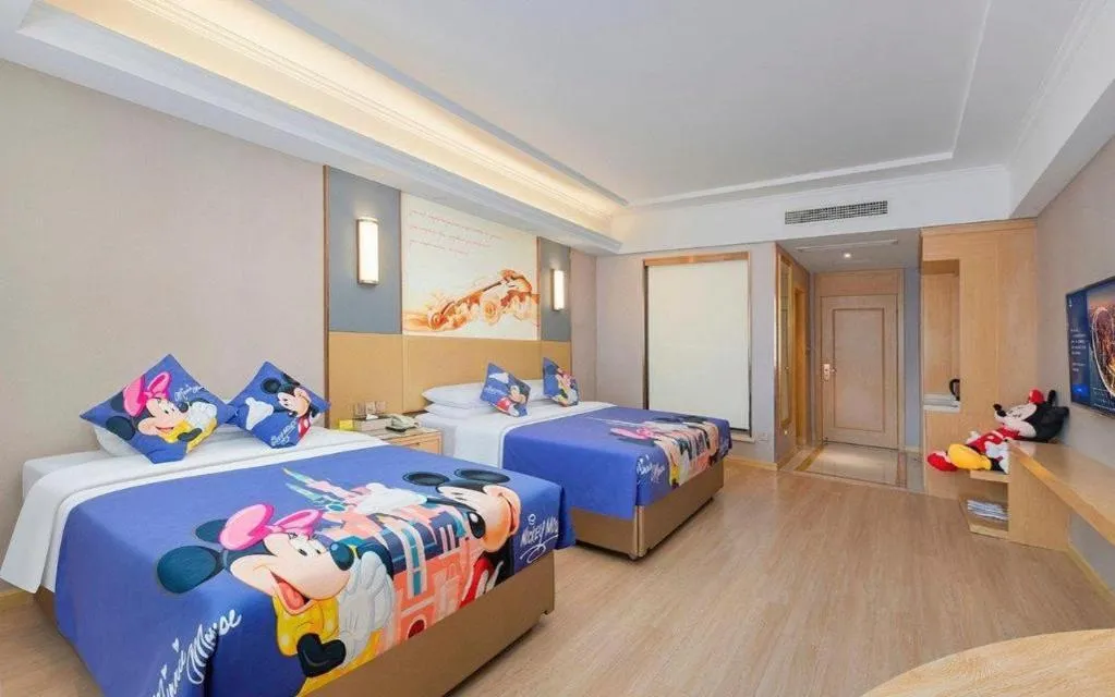 Bed in Vienna Hotel Xuzhou Junsheng Plaza Benteng Avenue Metro Station