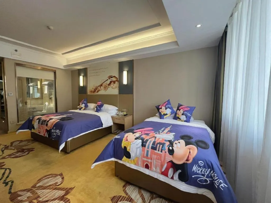 Bed in Vienna Hotel Xuzhou Junsheng Plaza Benteng Avenue Metro Station