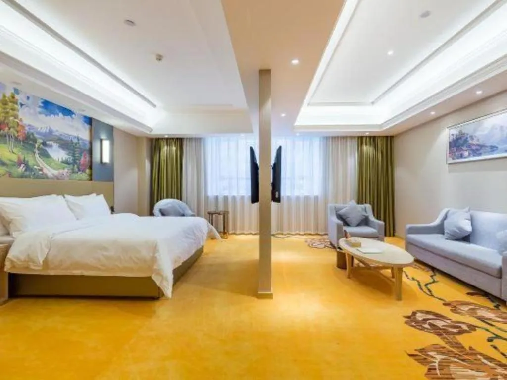 Bed in Vienna Hotel Xuzhou Junsheng Plaza Benteng Avenue Metro Station