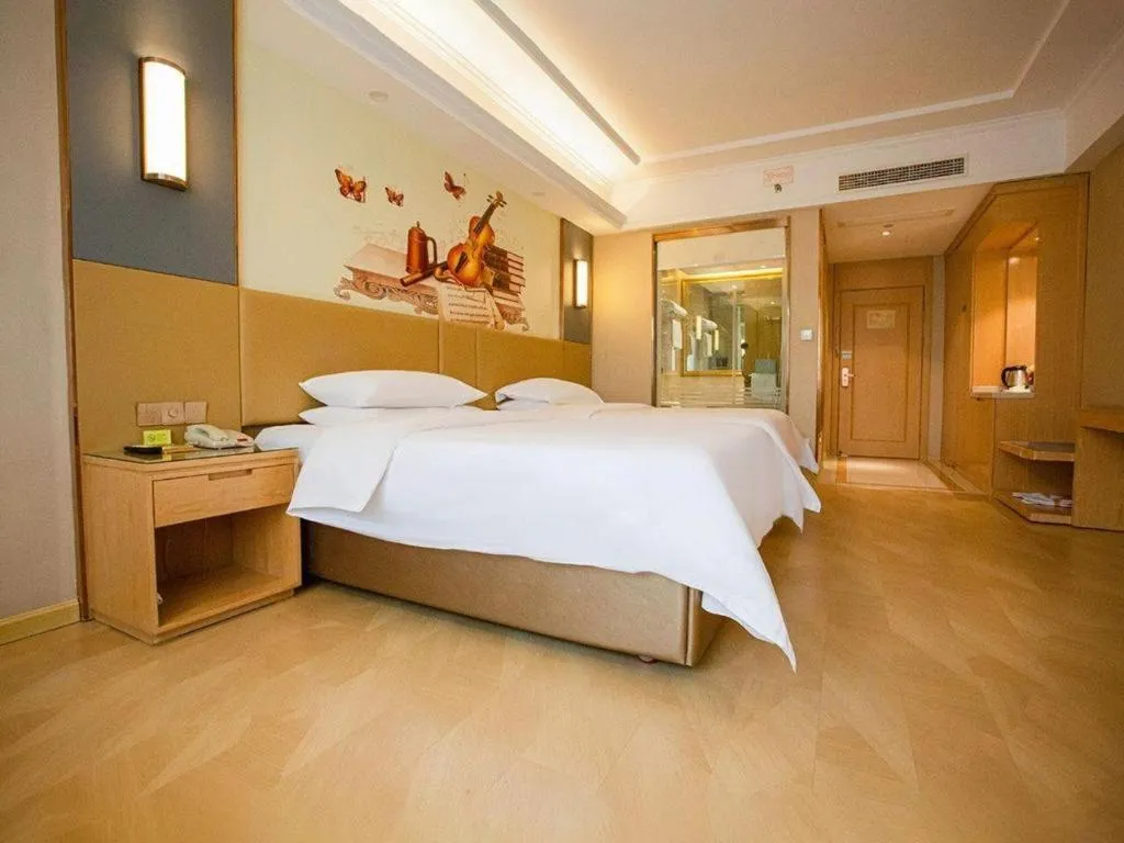 Bed in Vienna Hotel Xuzhou Junsheng Plaza Benteng Avenue Metro Station
