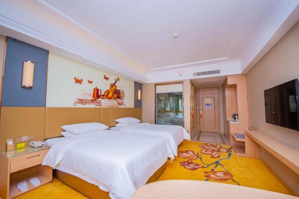 Bed in Vienna Hotel Xuzhou Junsheng Plaza Benteng Avenue Metro Station