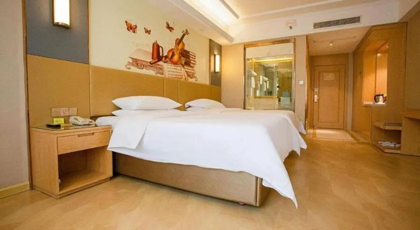 Bed in Vienna Hotel Xuzhou Junsheng Plaza Benteng Avenue Metro Station