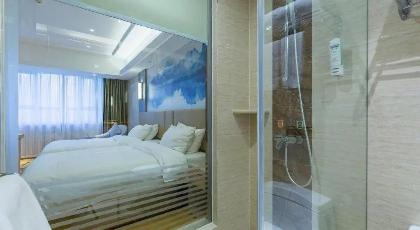 Bed in Vienna Hotel Xuzhou Junsheng Plaza Benteng Avenue Metro Station