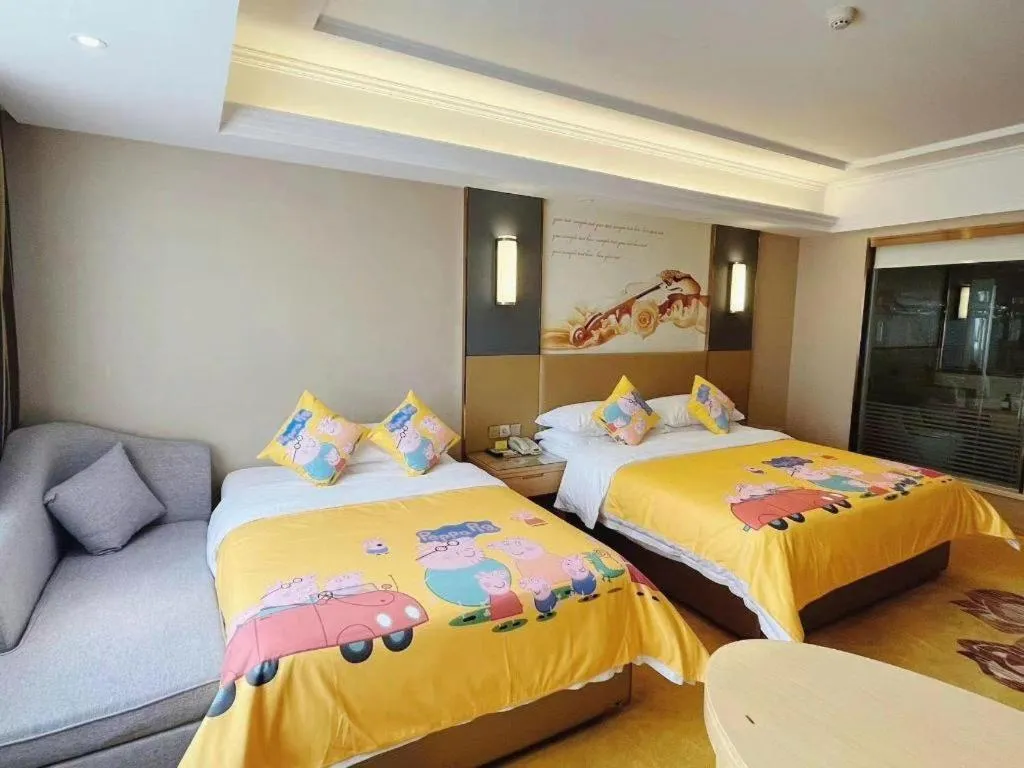 Bed in Vienna Hotel Xuzhou Junsheng Plaza Benteng Avenue Metro Station