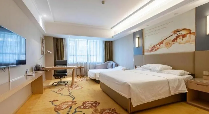 Bed in Vienna Hotel Xuzhou Junsheng Plaza Benteng Avenue Metro Station