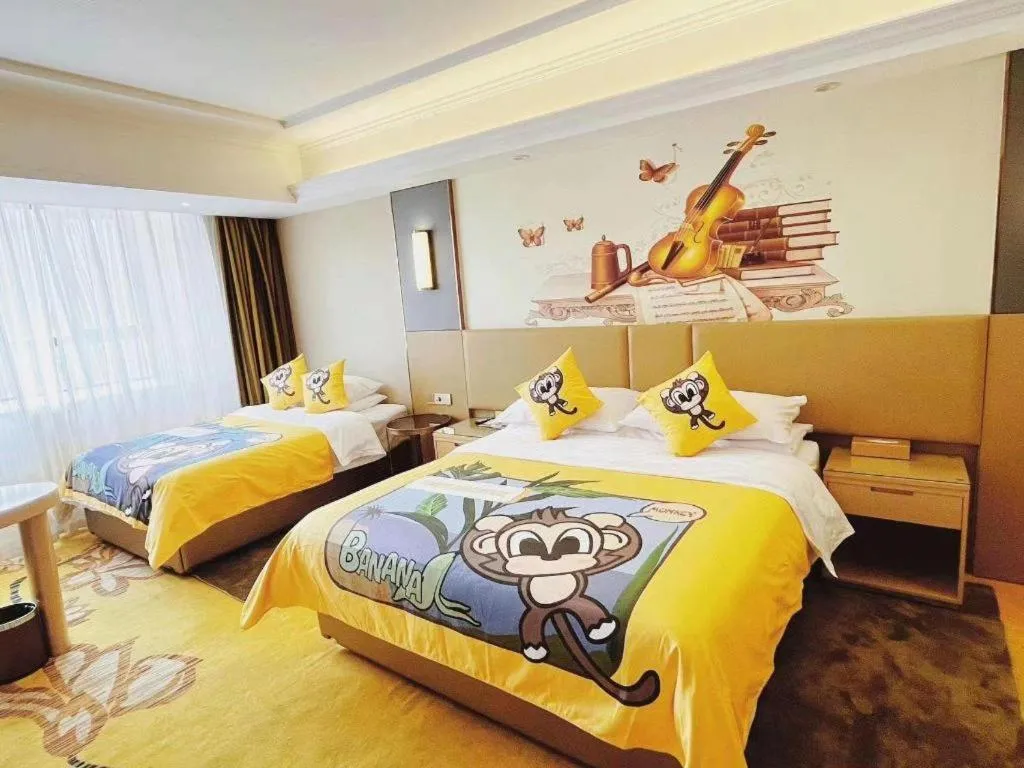 Bed in Vienna Hotel Xuzhou Junsheng Plaza Benteng Avenue Metro Station