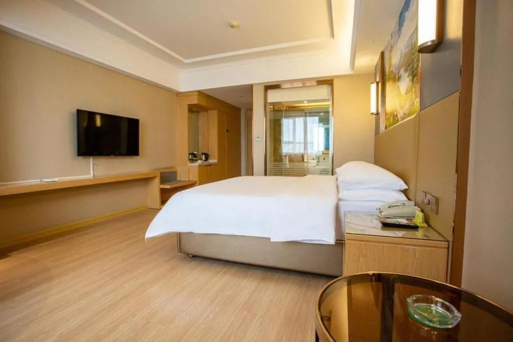 Bed in Vienna Hotel Xuzhou Junsheng Plaza Benteng Avenue Metro Station