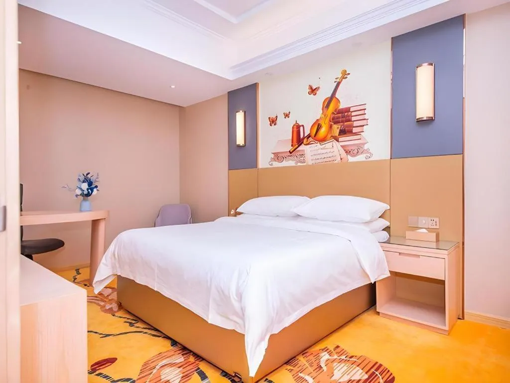 Bed in Vienna Hotel Xuzhou Junsheng Plaza Benteng Avenue Metro Station