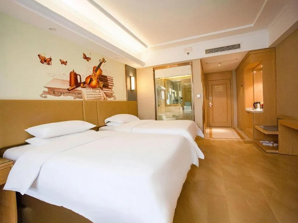 Bed in Vienna Hotel Xuzhou Junsheng Plaza Benteng Avenue Metro Station