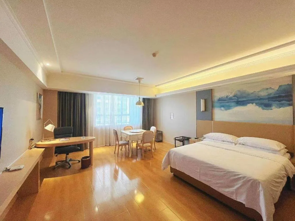 Bed in Vienna Hotel Xuzhou Junsheng Plaza Benteng Avenue Metro Station