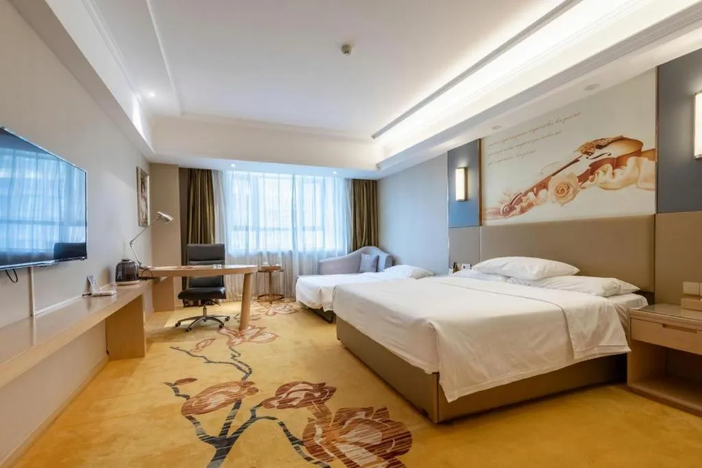 Bed in Vienna Hotel Xuzhou Junsheng Plaza Benteng Avenue Metro Station