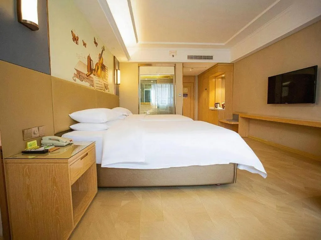 Bed in Vienna Hotel Xuzhou Junsheng Plaza Benteng Avenue Metro Station