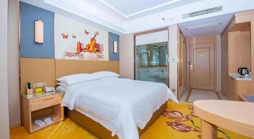 Bed in Vienna Hotel Xuzhou Junsheng Plaza Benteng Avenue Metro Station