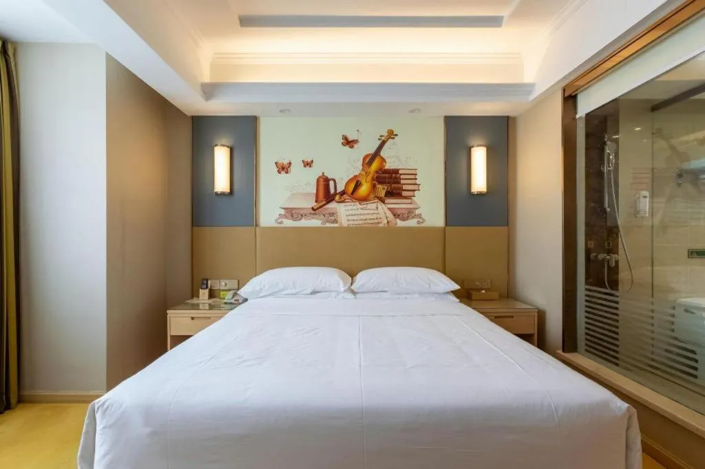 Bed in Vienna Hotel Xuzhou Junsheng Plaza Benteng Avenue Metro Station