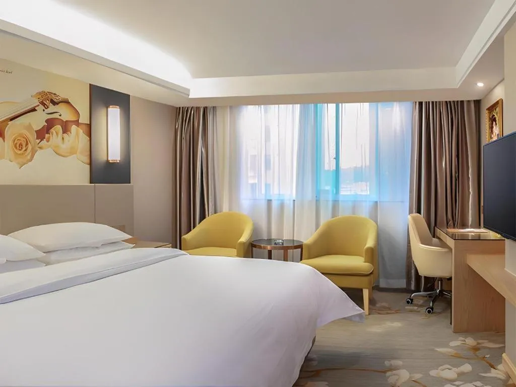 Bed in Venus International Hotel Guangdong Huizhou West Lake