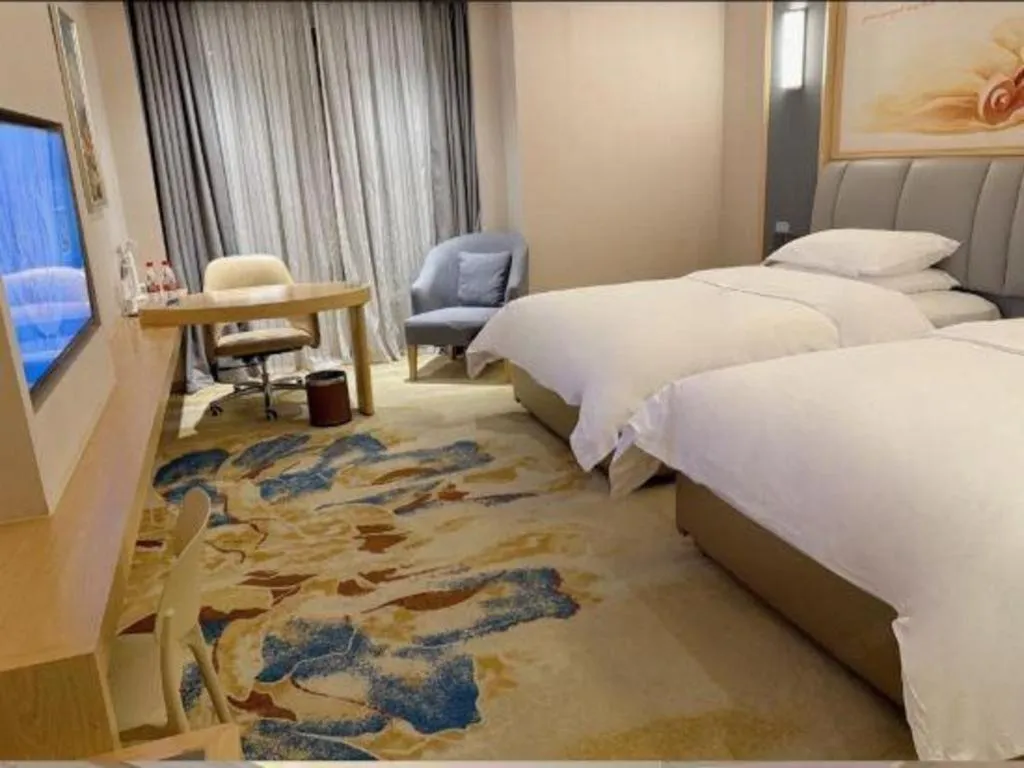 Bed in Vienna Hotel Chengdu University of Pertroleum Metro Station