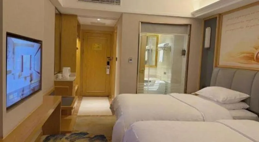 Bed in Vienna Hotel Chengdu University of Pertroleum Metro Station