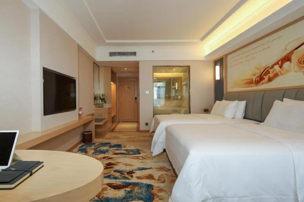 Bed in Vienna Hotel Chengdu University of Pertroleum Metro Station