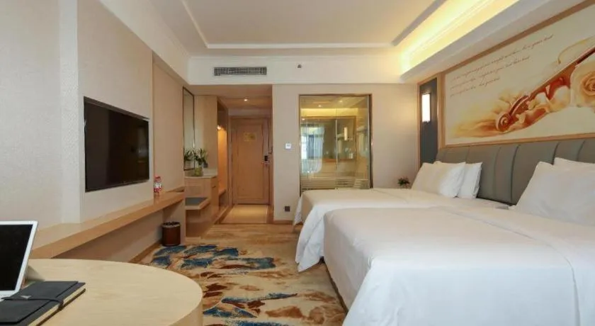 Bed in Vienna Hotel Chengdu University of Pertroleum Metro Station