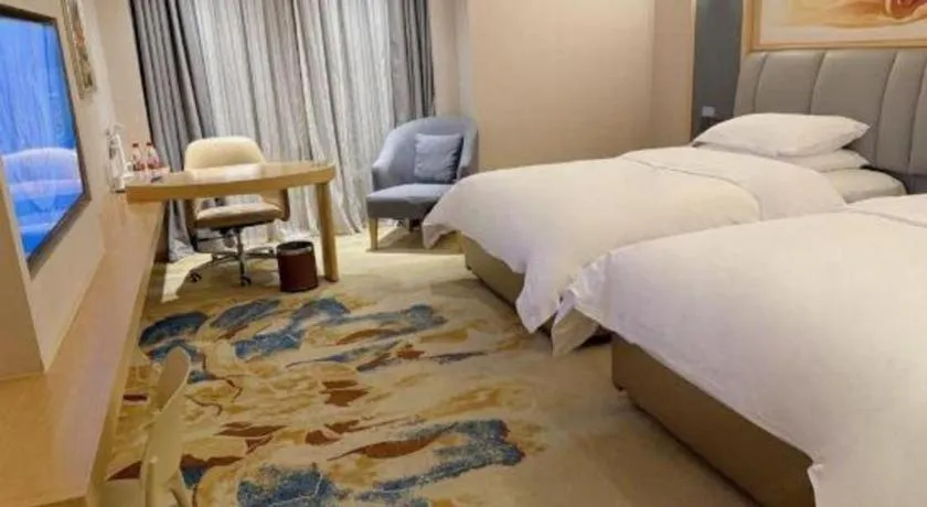 Bed in Vienna Hotel Chengdu University of Pertroleum Metro Station