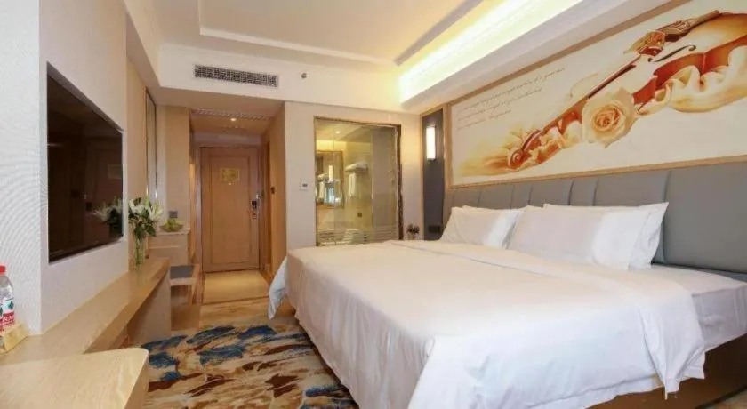 Bed in Vienna Hotel Chengdu University of Pertroleum Metro Station