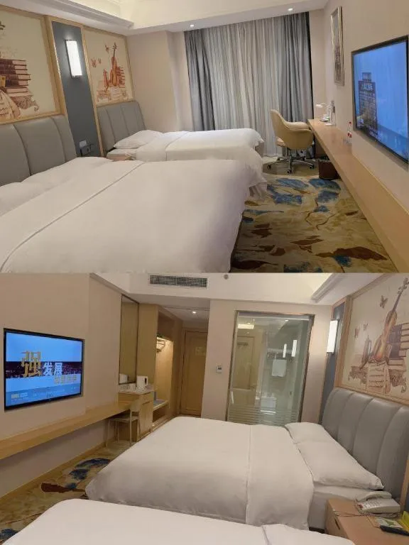 Bed in Vienna Hotel Chengdu University of Pertroleum Metro Station