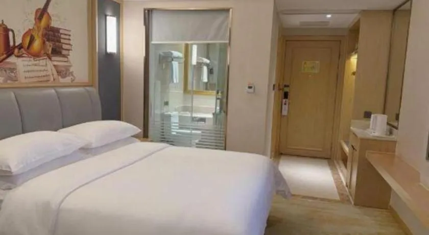 Bed in Vienna Hotel Chengdu University of Pertroleum Metro Station