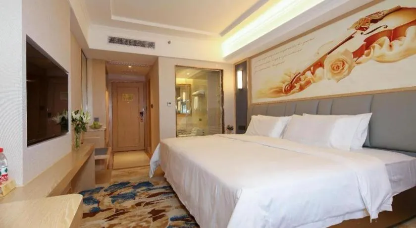 Bed in Vienna Hotel Chengdu University of Pertroleum Metro Station