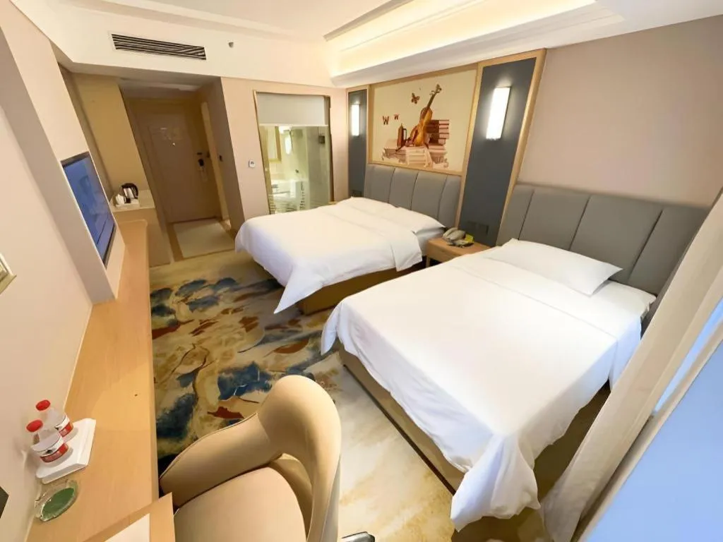 Bed in Vienna Hotel Chengdu University of Pertroleum Metro Station