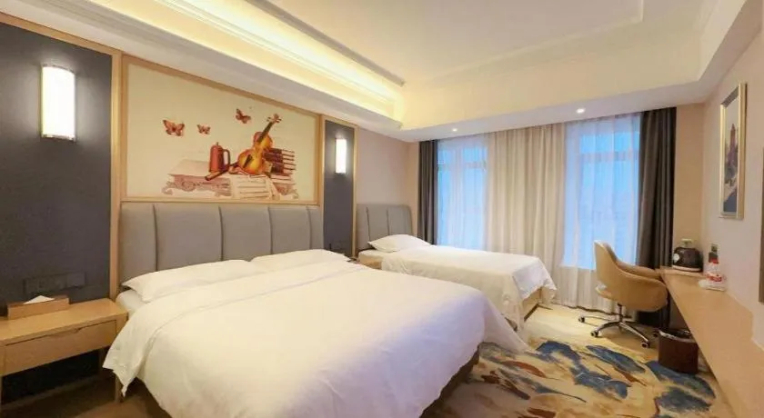 Bed in Vienna Hotel Chengdu University of Pertroleum Metro Station