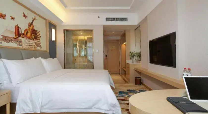 Bed in Vienna Hotel Chengdu University of Pertroleum Metro Station Bed in Vienna Hotel Chengdu University of Pertroleum Metro Station