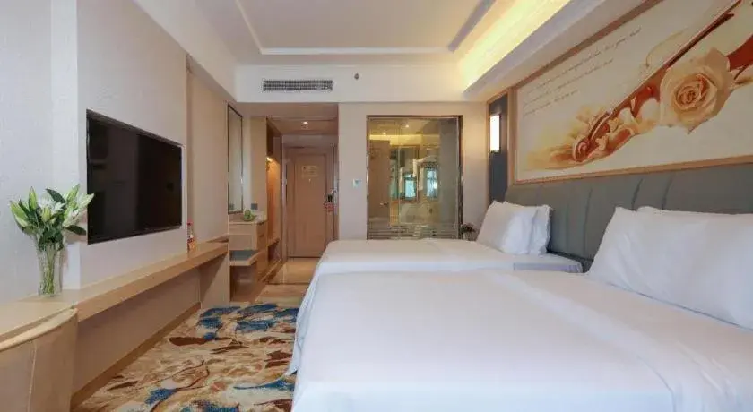 Bed in Vienna Hotel Chengdu University of Pertroleum Metro Station Bed in Vienna Hotel Chengdu University of Pertroleum Metro Station