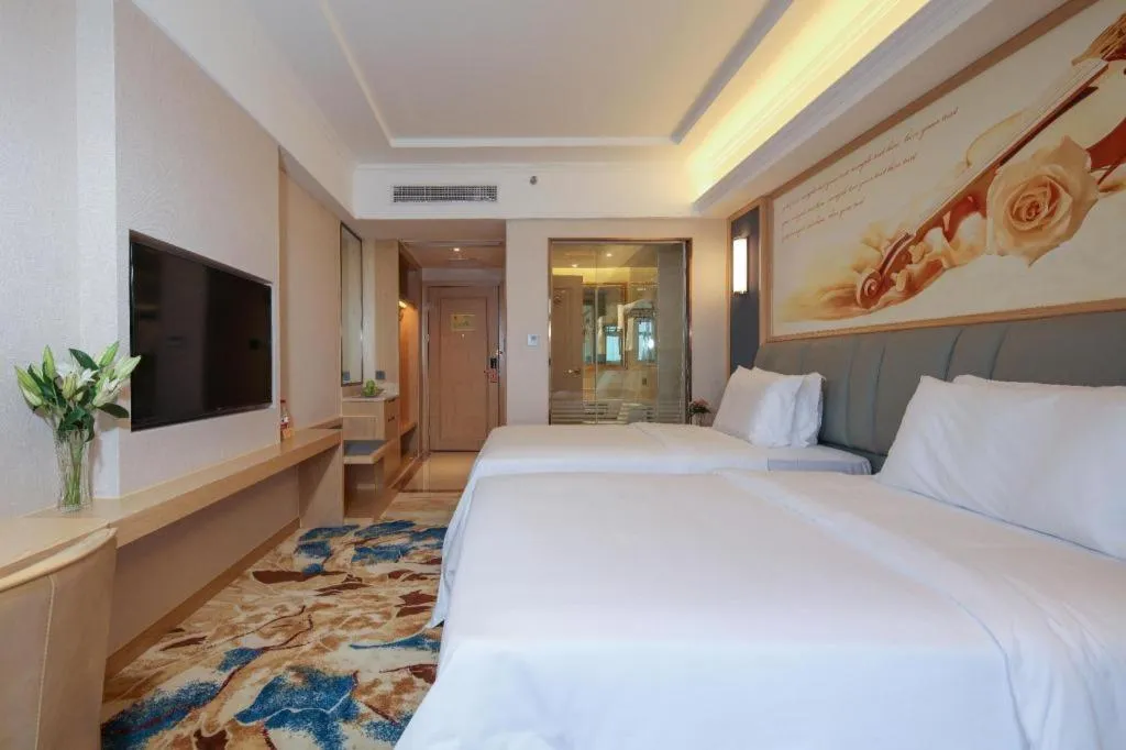 Bed in Vienna Hotel Chengdu University of Pertroleum Metro Station